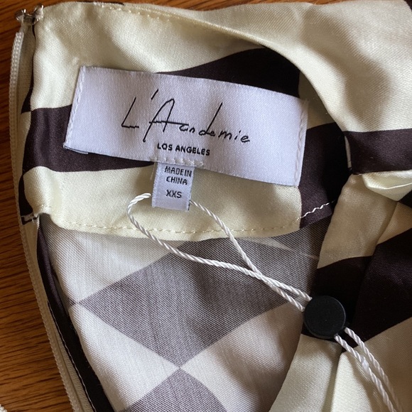 Maja L’Academie Mini Dress in Black & White Geo. Size XXS. NWT. NEW IN BAG - Picture 7 of 10